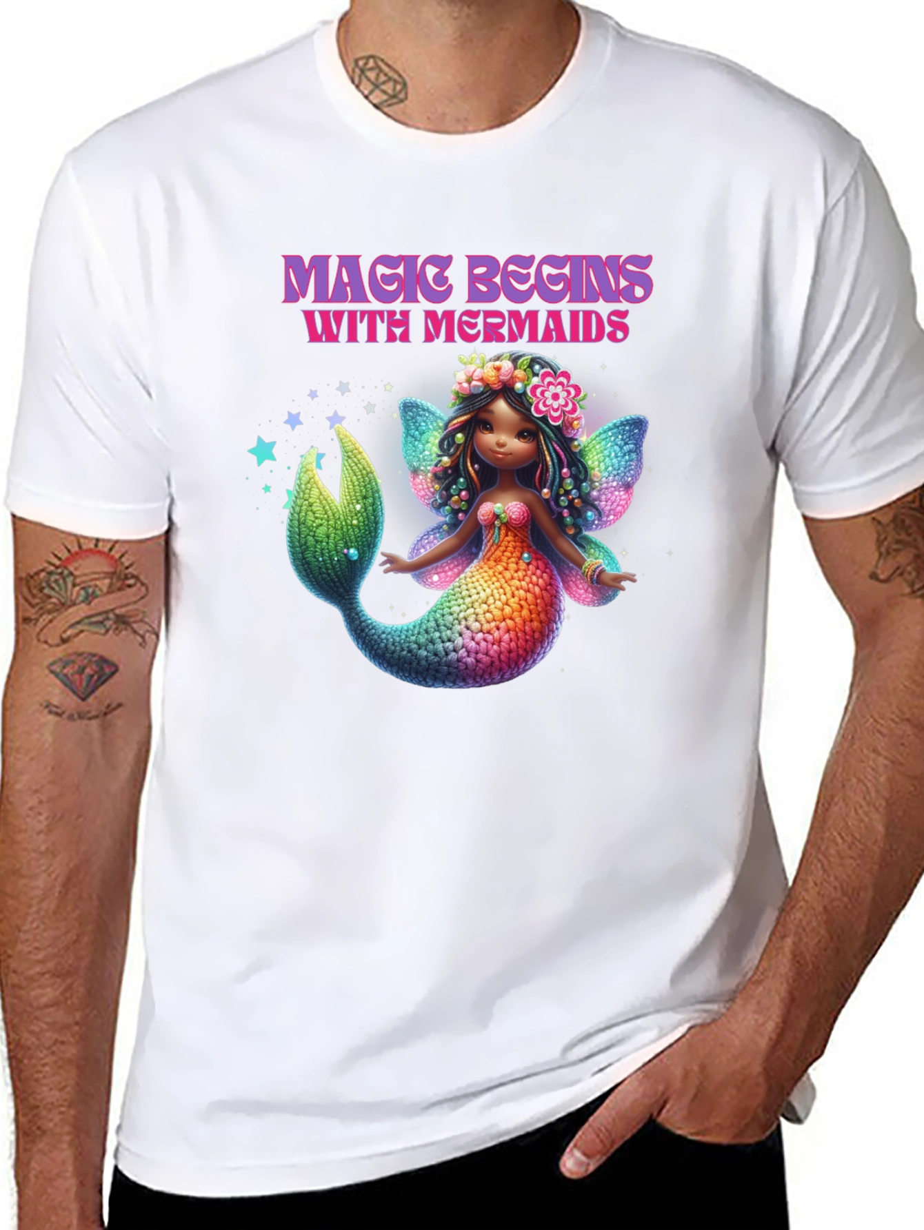 Magic Begins With Mermaids T-Shirt