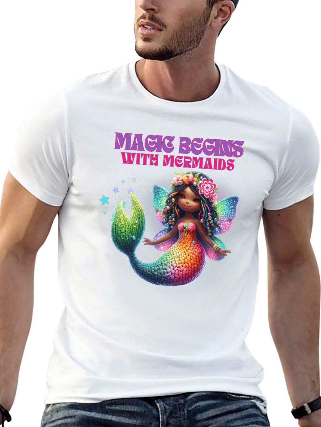 Magic Begins With Mermaids T-Shirt