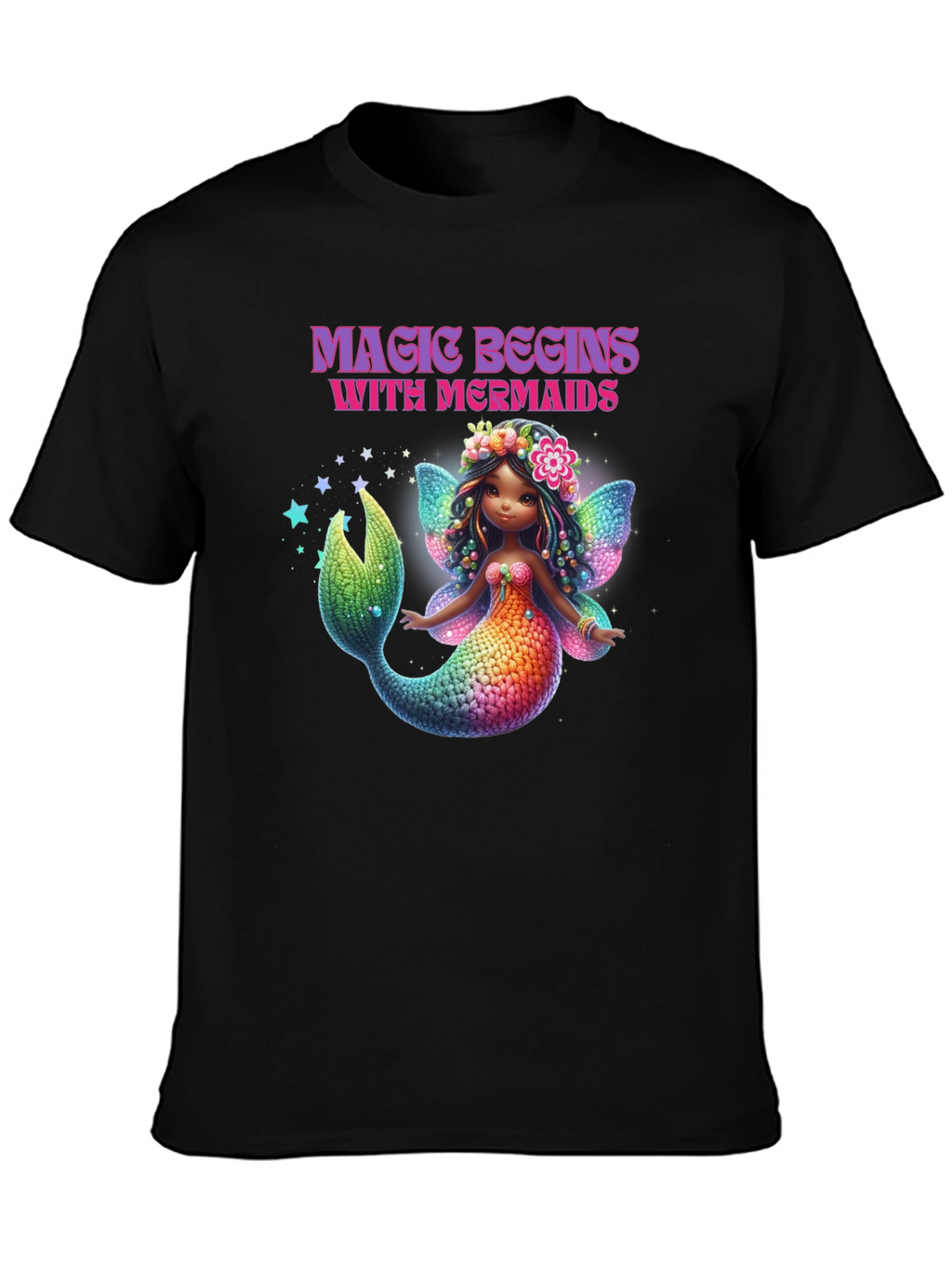 Magic Begins With Mermaids T-Shirt
