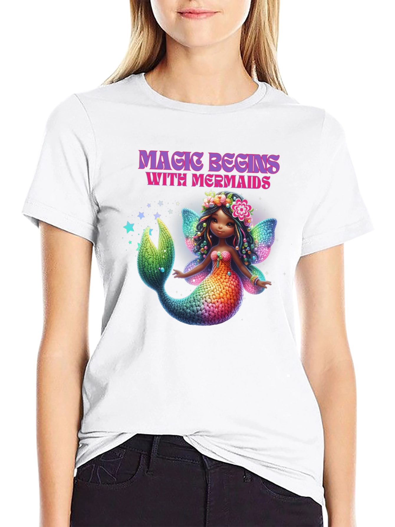 Magic Begins With Mermaids T-Shirt