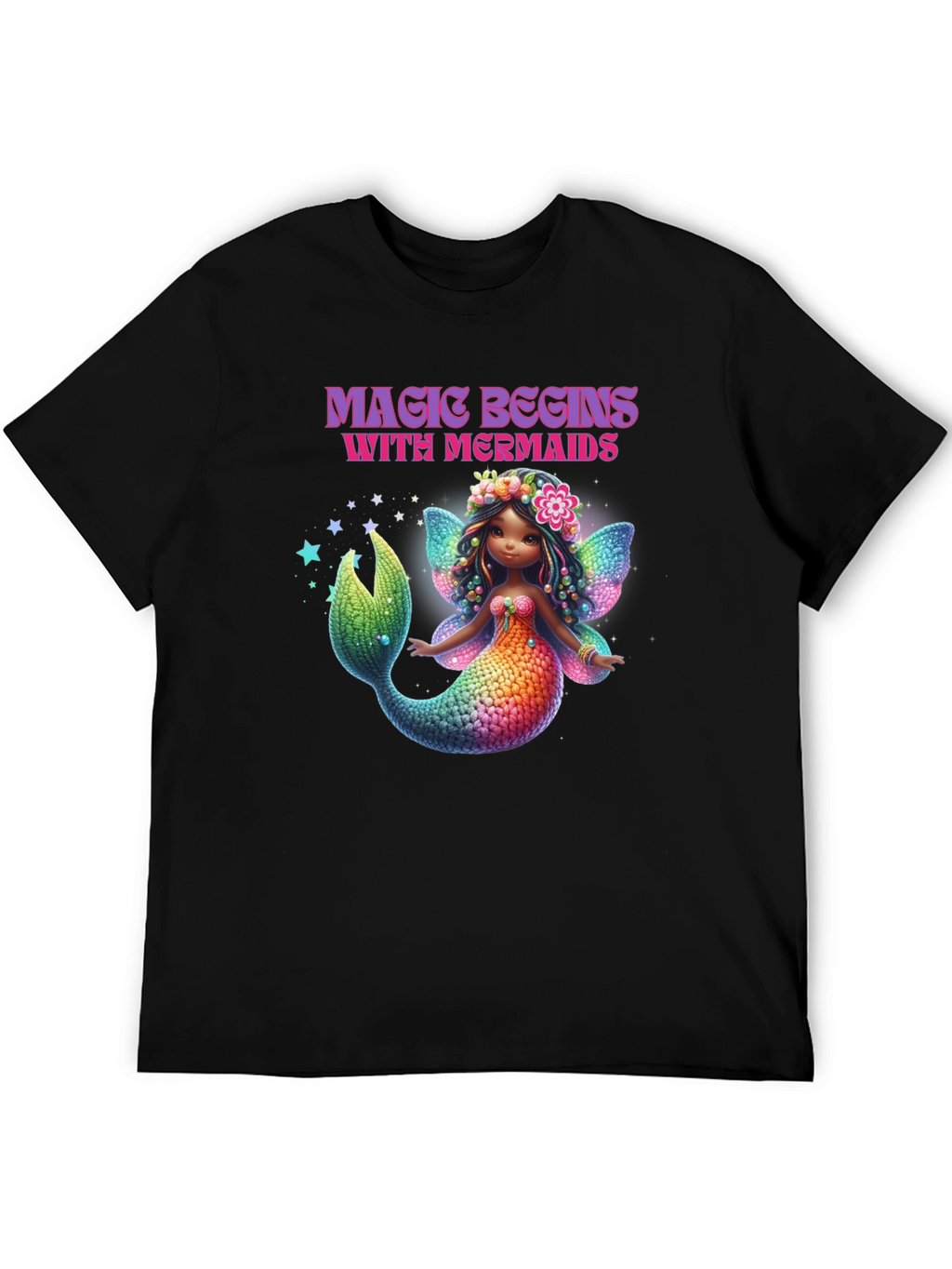 Magic Begins With Mermaids T-Shirt