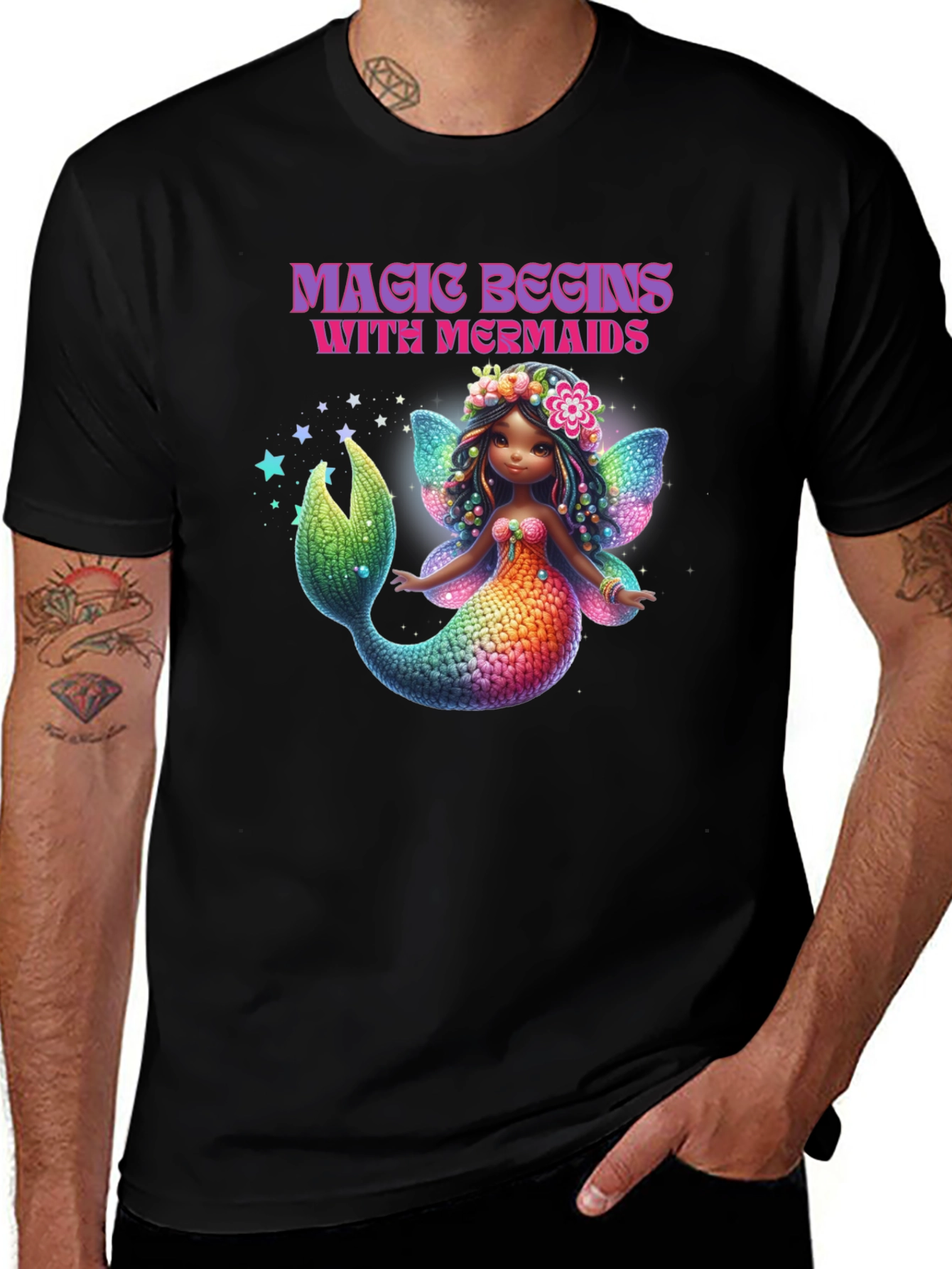 Magic Begins With Mermaids T-Shirt