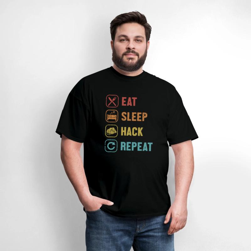 Eat Sleep Hack Repeat Black Hat Ethical Hacking