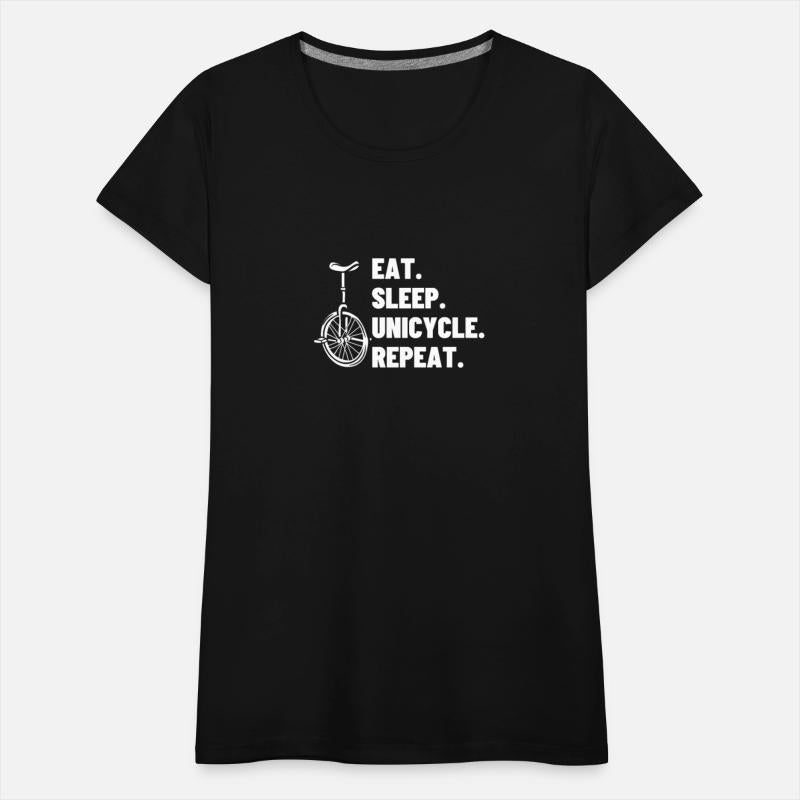 Eat Sleep Unicycle Repeat Funny Unicycling