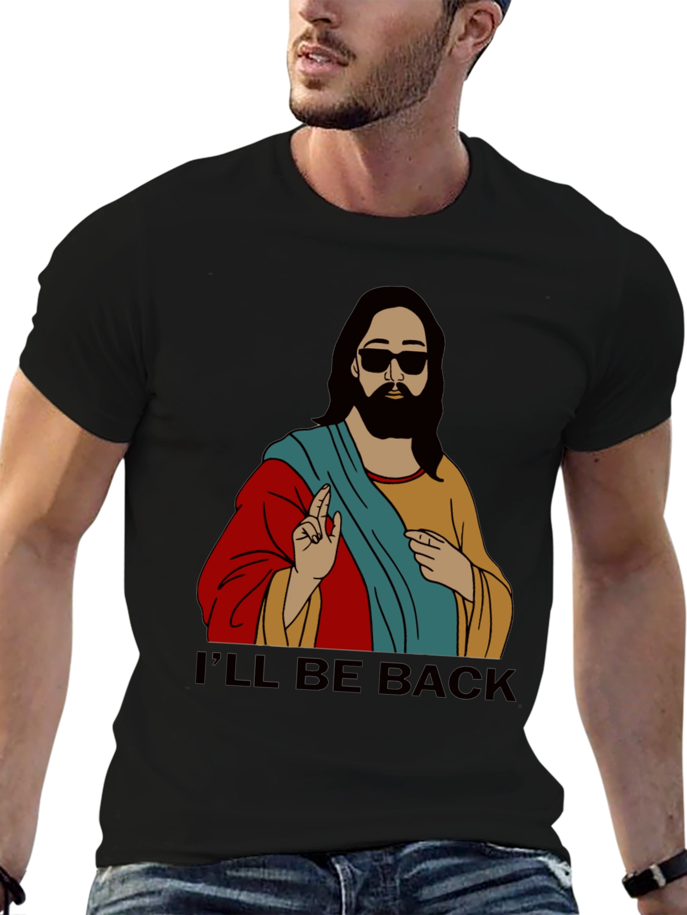 Ill Be Back Jesus Graphic Tee