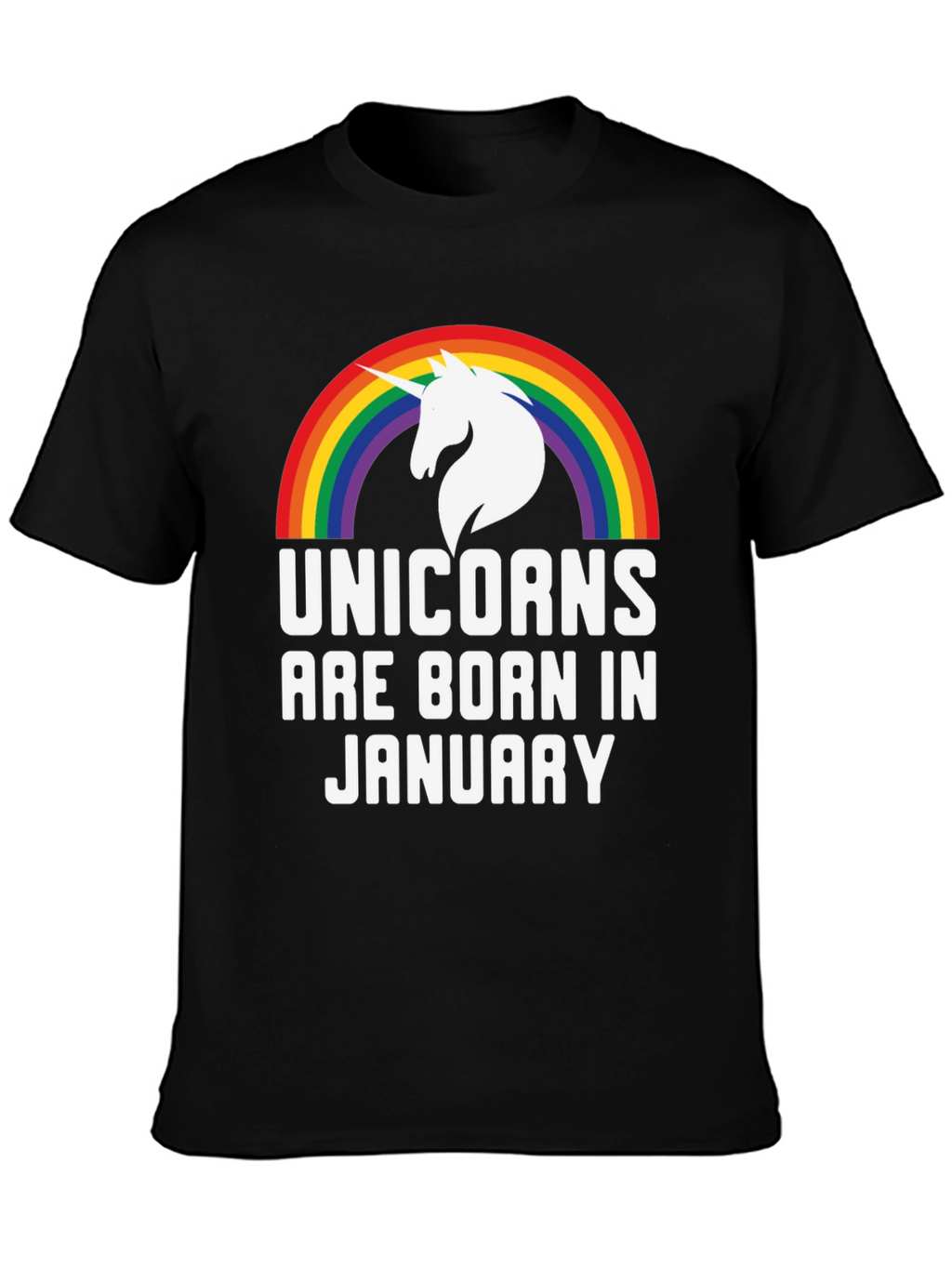 Unicorns Born in January T-Shirt