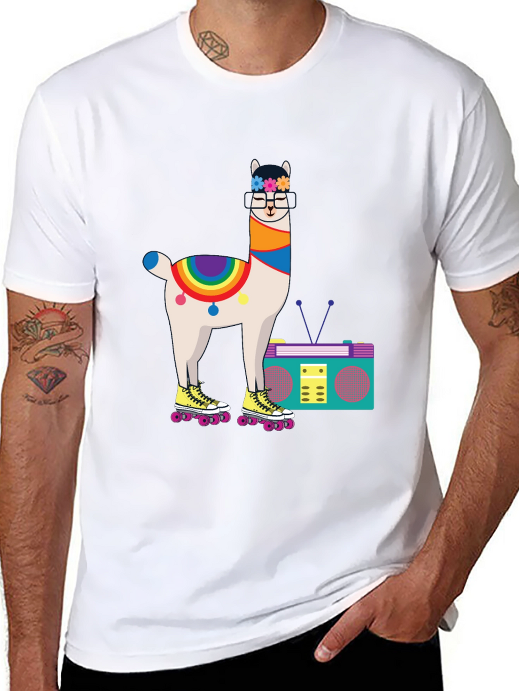 Retro Llama T-Shirt