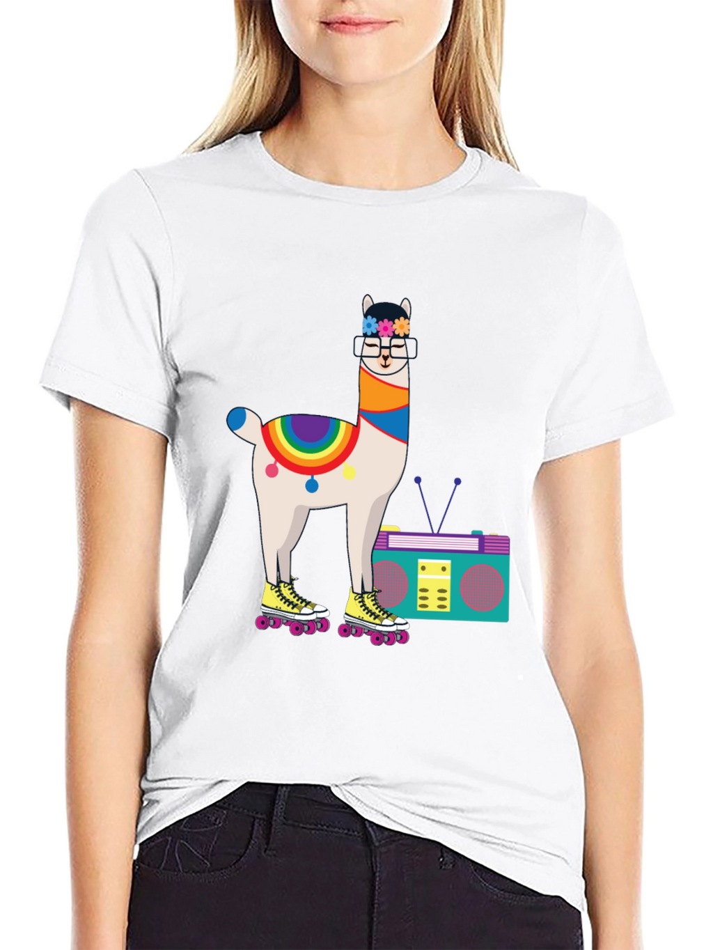 Retro Llama T-Shirt