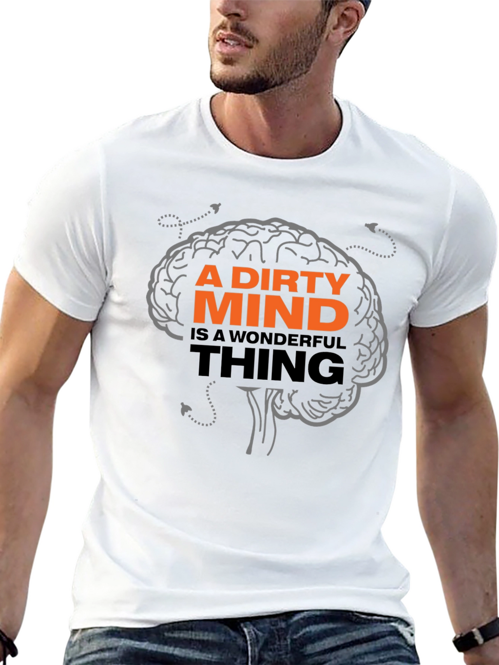 Dirty Mind Wonderful Thing Graphic Tee