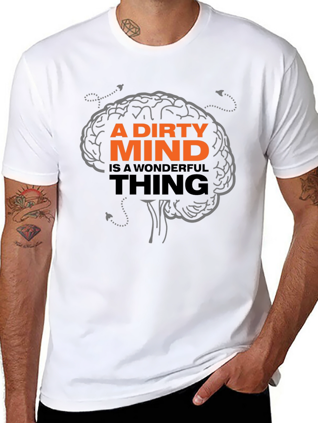 Dirty Mind Wonderful Thing Graphic Tee