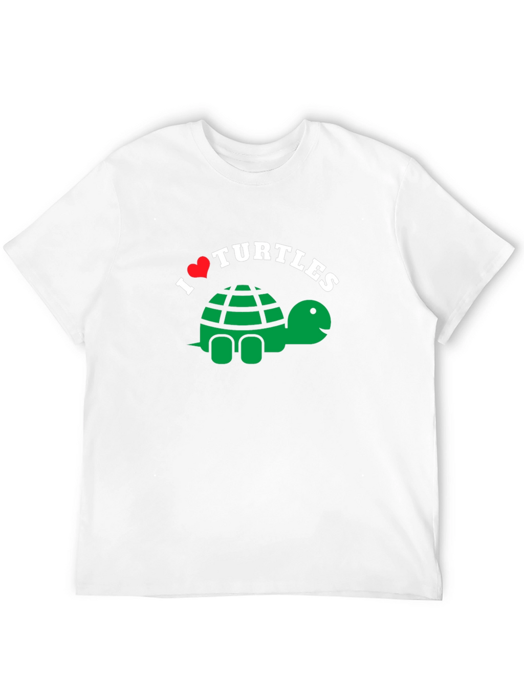 I Heart Turtles T-Shirt - Cute Cartoon Design