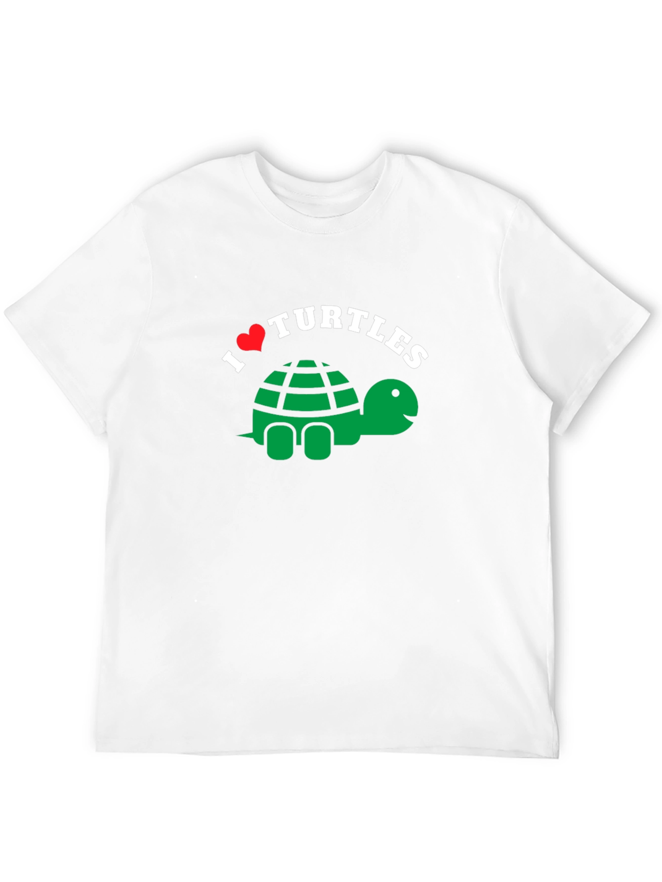 I Heart Turtles T-Shirt - Cute Cartoon Design