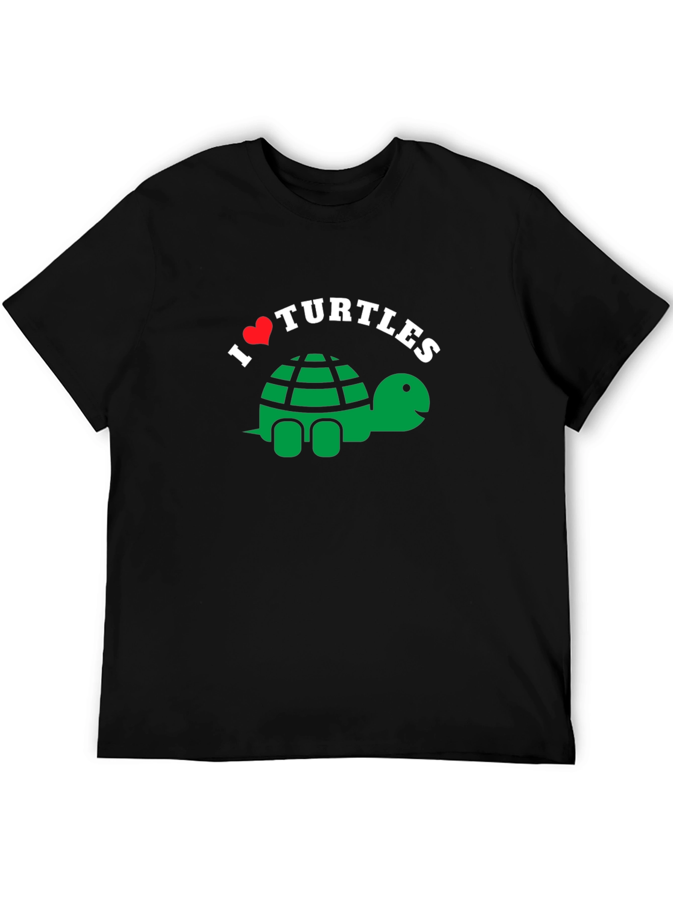 I Heart Turtles T-Shirt - Cute Cartoon Design