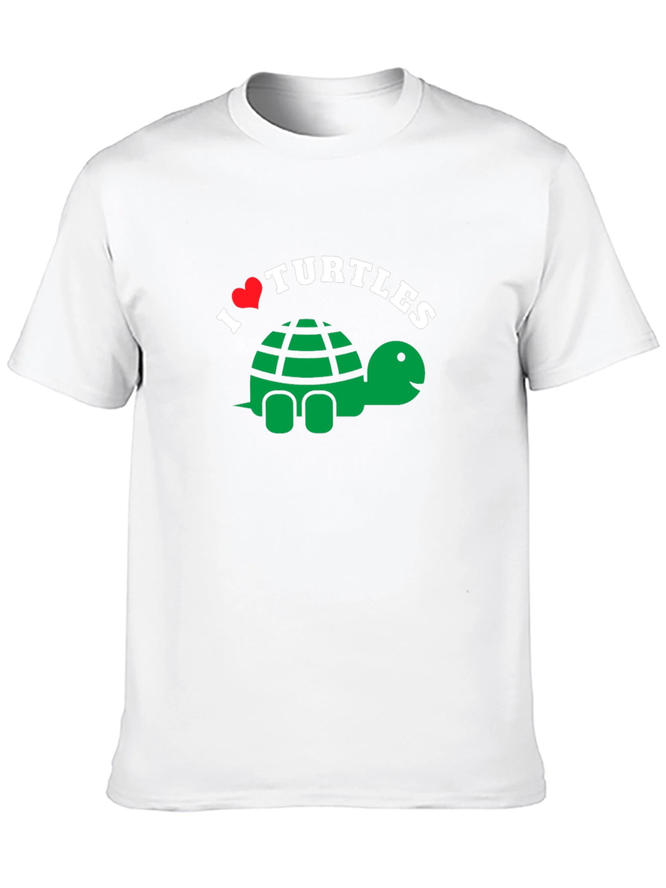 I Heart Turtles T-Shirt - Cute Cartoon Design