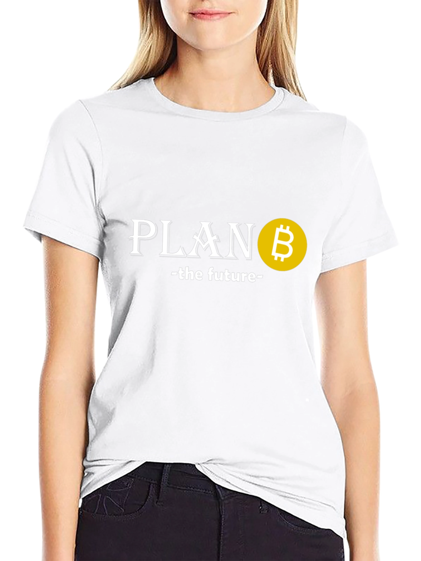 Bitcoin Plan - The Future Black T-Shirt