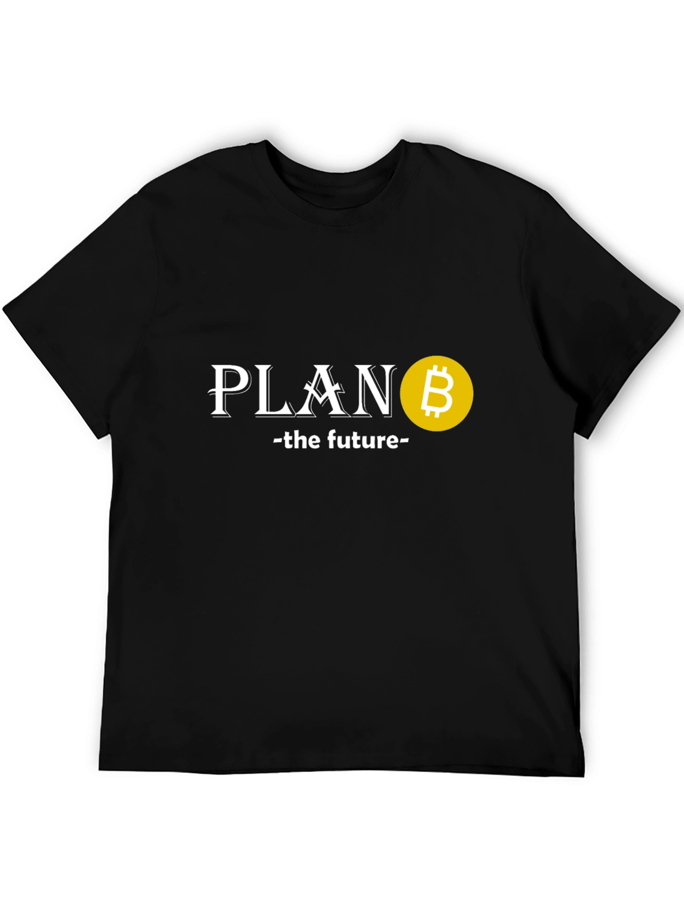 Bitcoin Plan - The Future Black T-Shirt