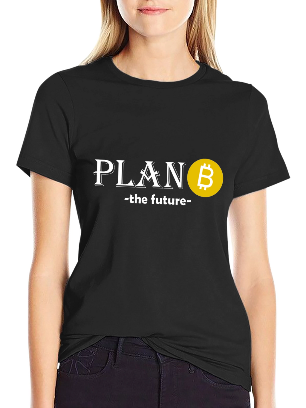 Bitcoin Plan - The Future Black T-Shirt
