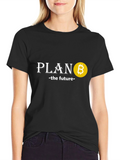 Bitcoin Plan - The Future Black T-Shirt