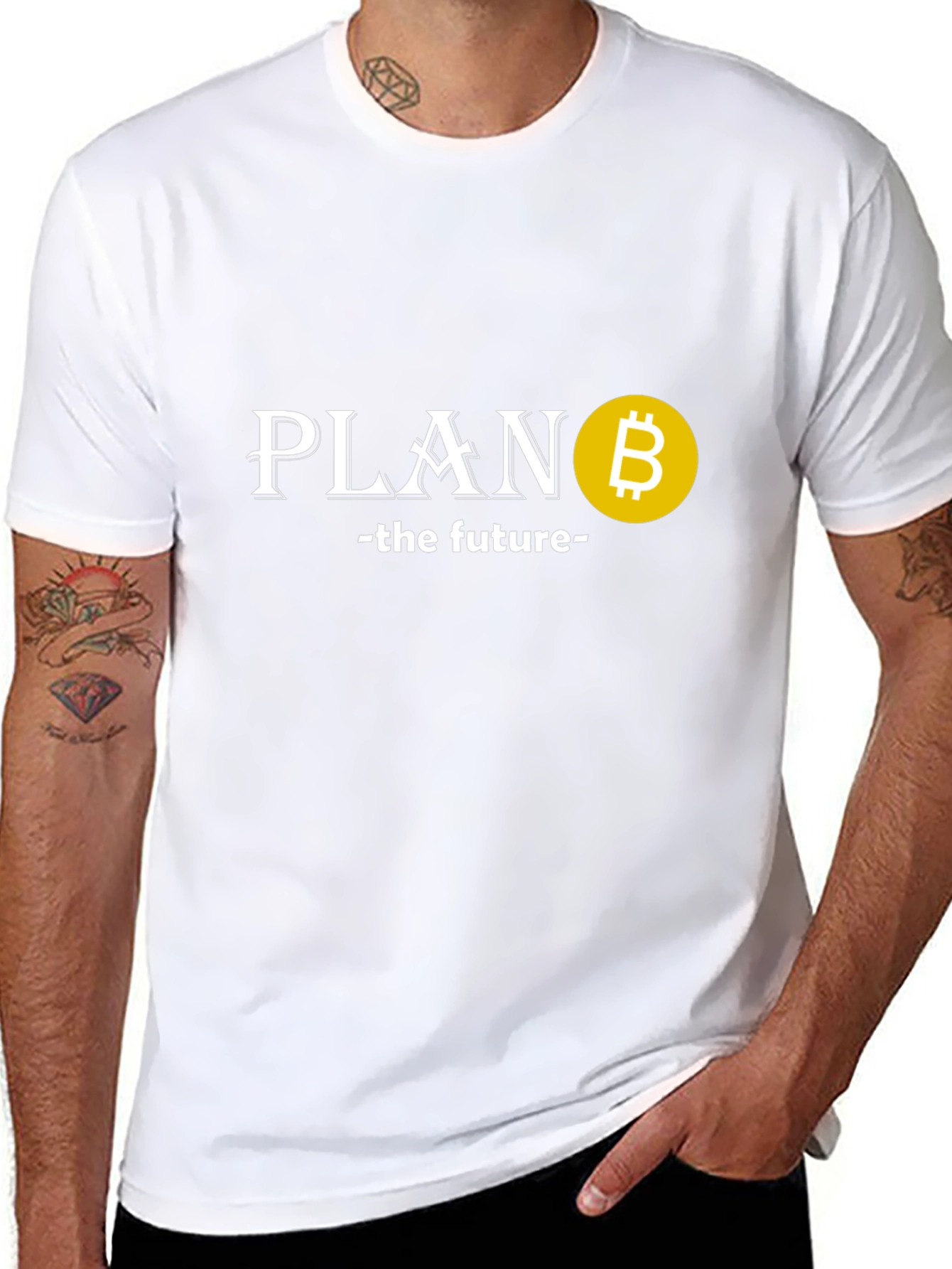Bitcoin Plan - The Future Black T-Shirt