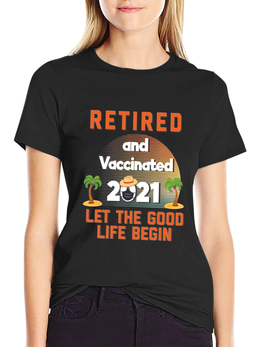 Retired & Vaccinated 2021 Graphic Tee