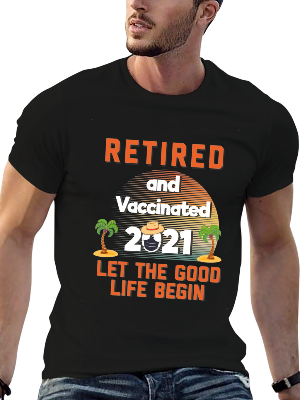 Retired & Vaccinated 2021 Graphic Tee