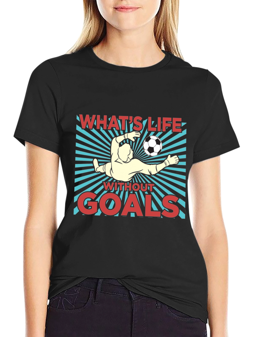 Whats Life Without Goals Graphic T-Shirt
