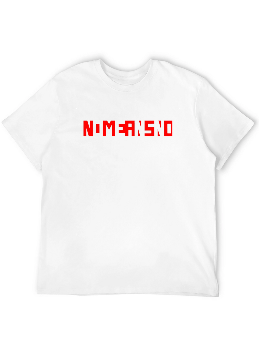 N•MEANS•NO Graphic Tee - Bold Statement Shirt
