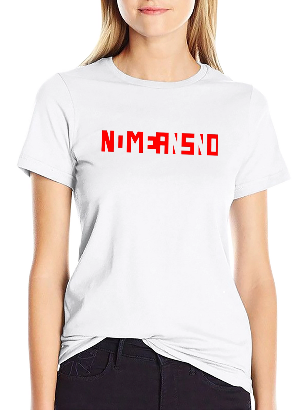 N•MEANS•NO Graphic Tee - Bold Statement Shirt