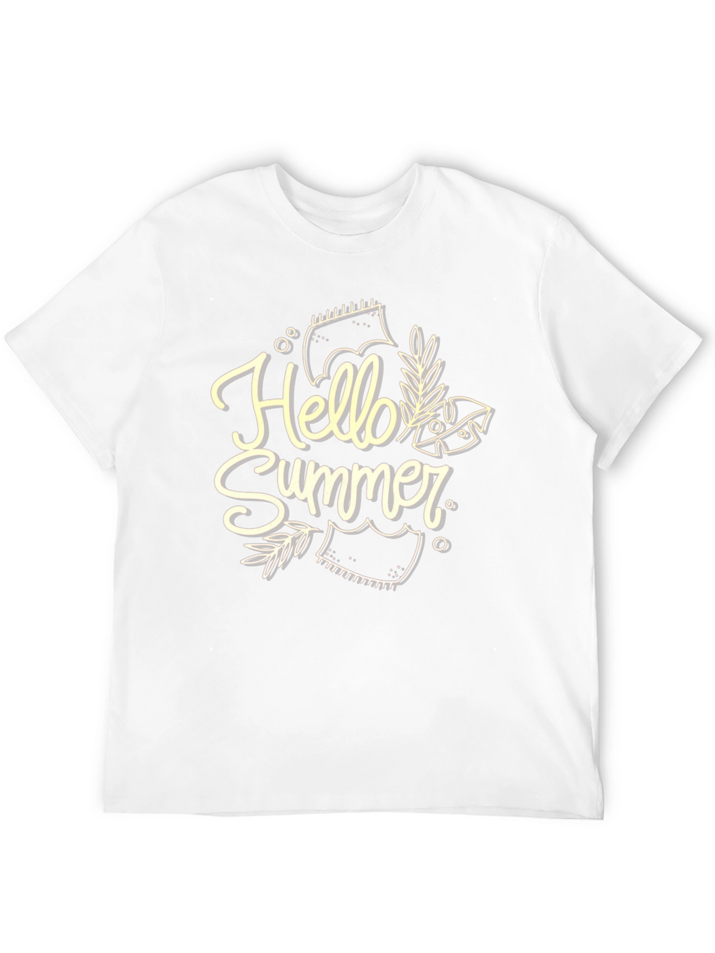 Hello Summer Black T-Shirt