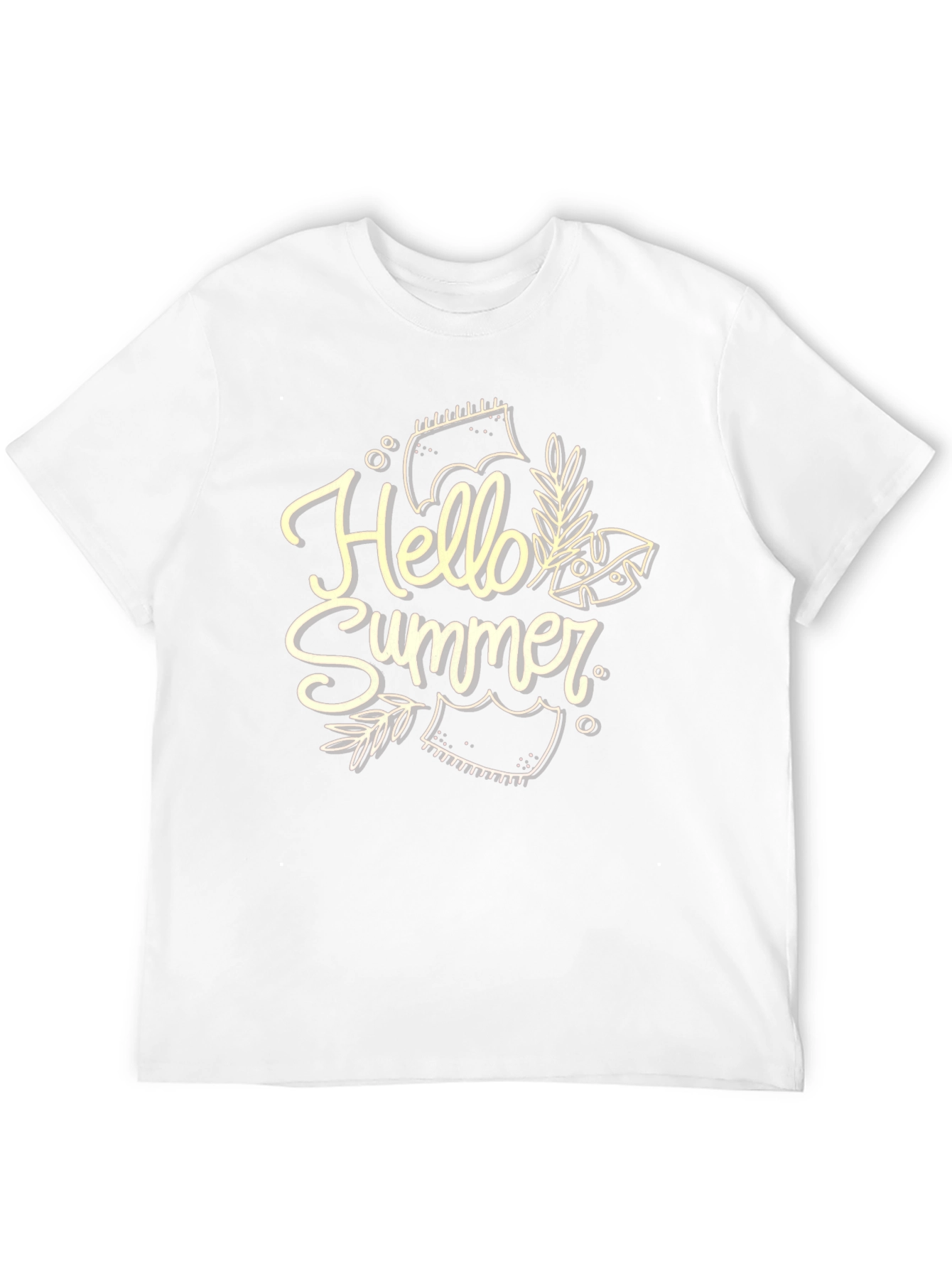 Hello Summer Black T-Shirt