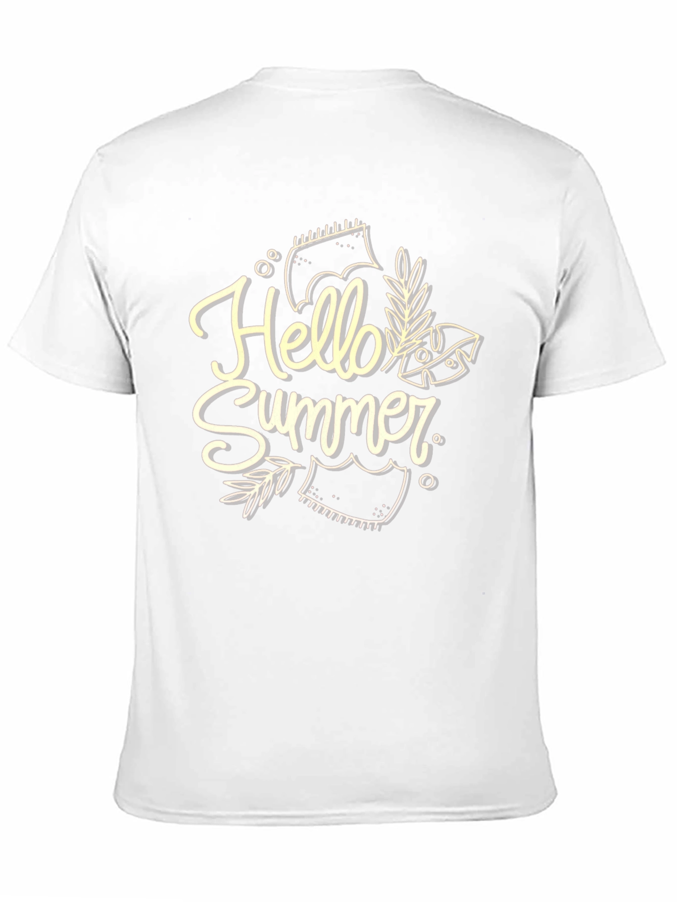 Hello Summer Black T-Shirt