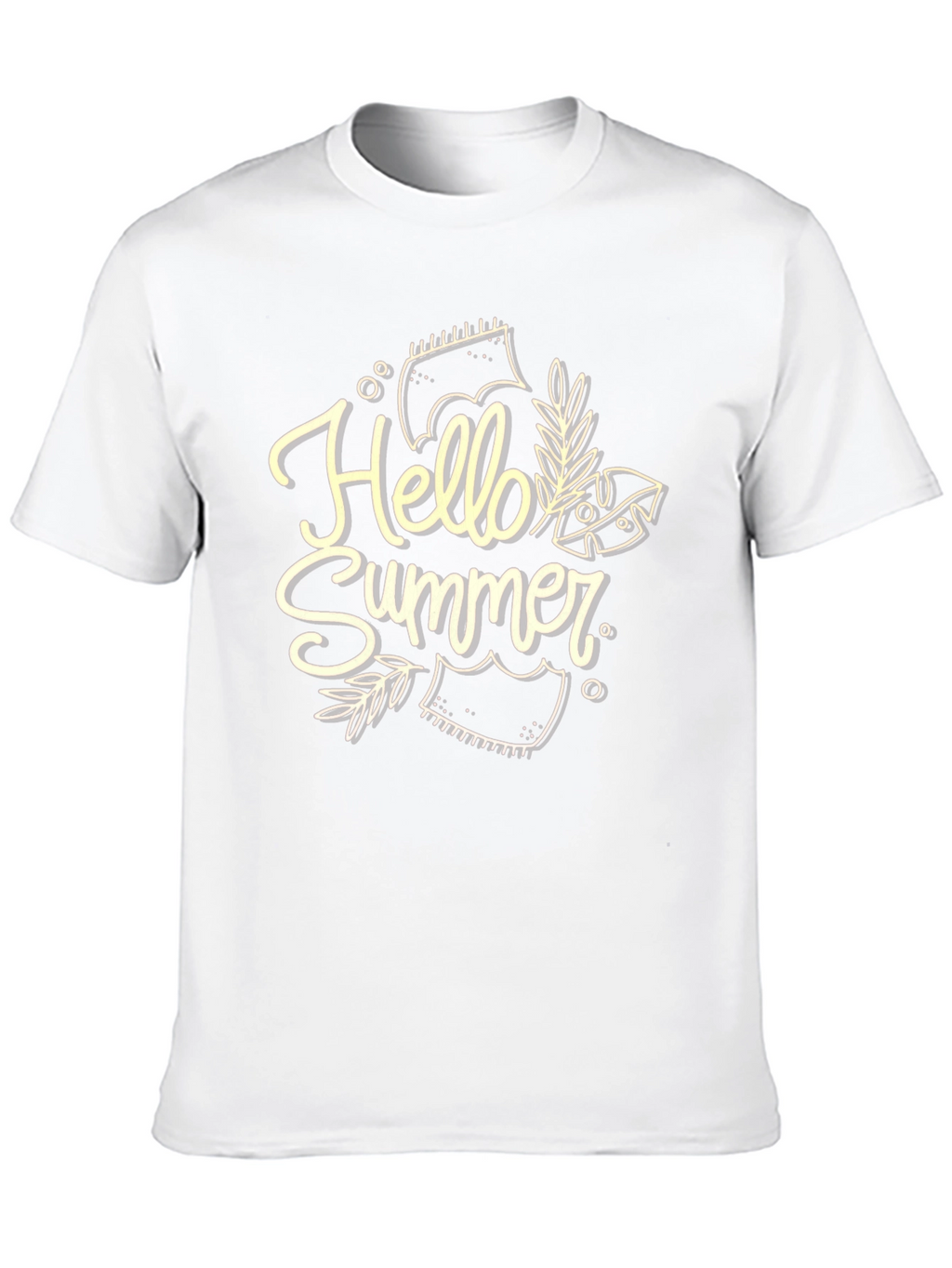 Hello Summer Black T-Shirt