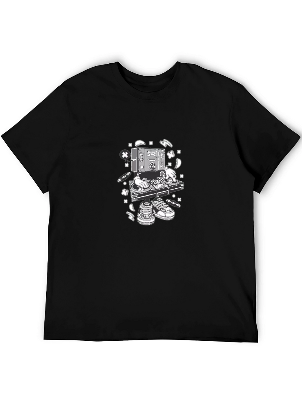 DJ Graphic T-Shirt - Black Music Lover Tee