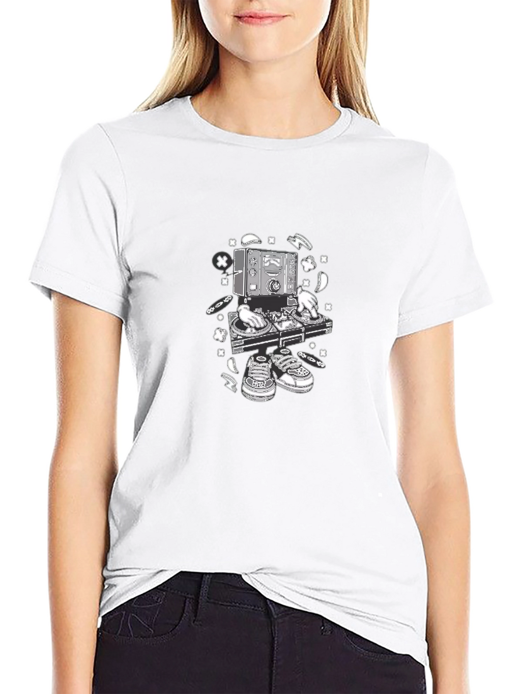 DJ Graphic T-Shirt - Black Music Lover Tee