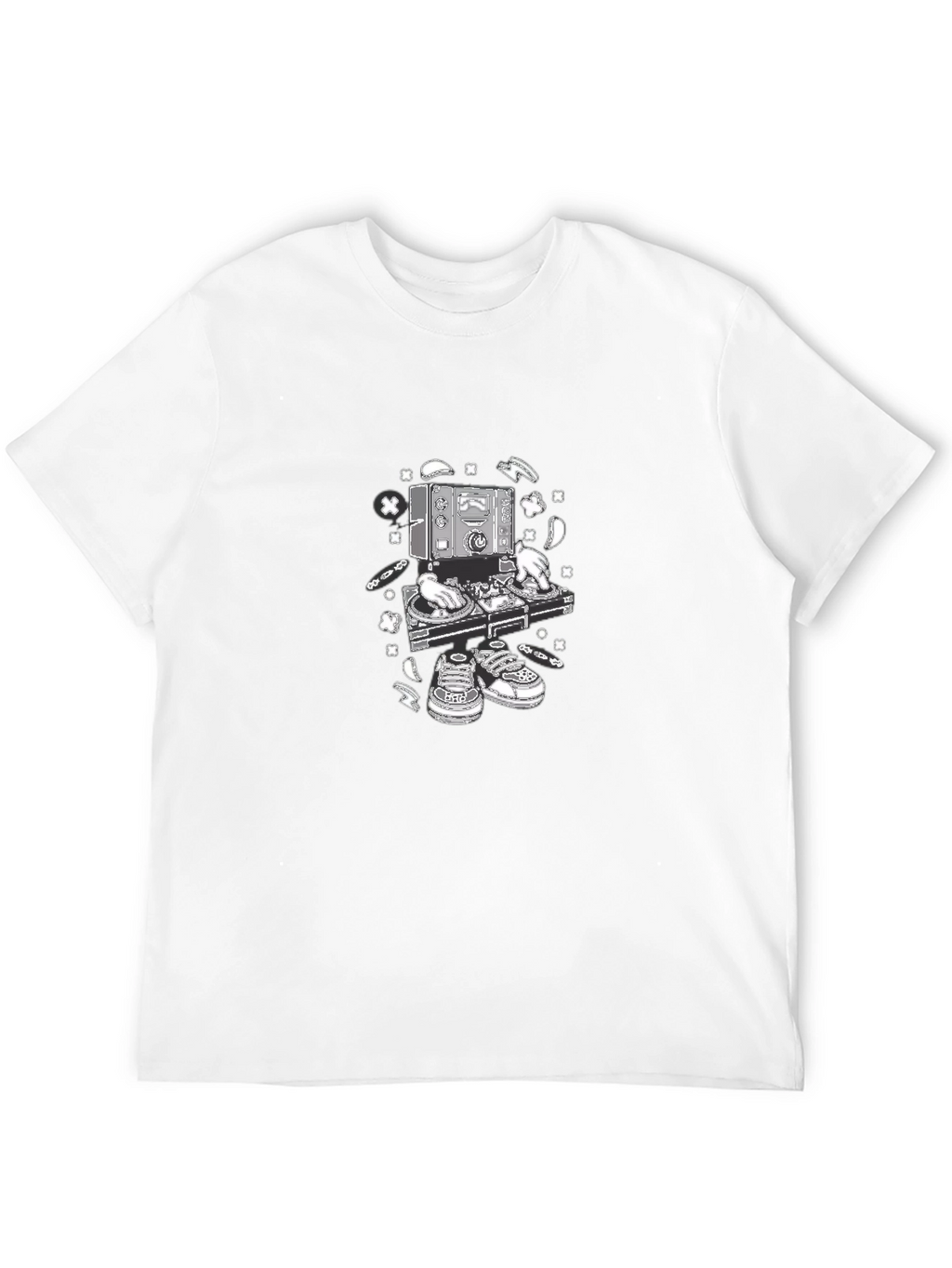 DJ Graphic T-Shirt - Black Music Lover Tee