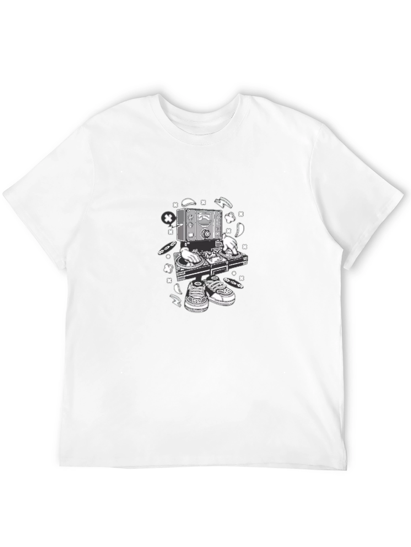 DJ Graphic T-Shirt - Black Music Lover Tee
