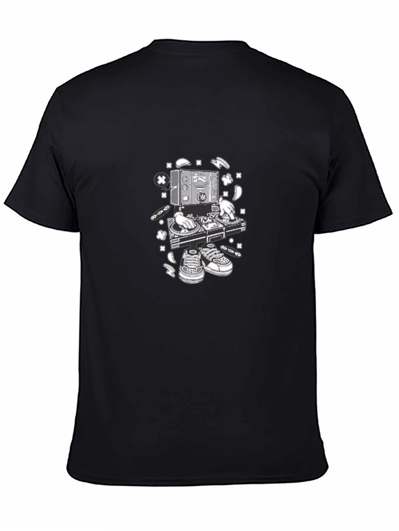 DJ Graphic T-Shirt - Black Music Lover Tee