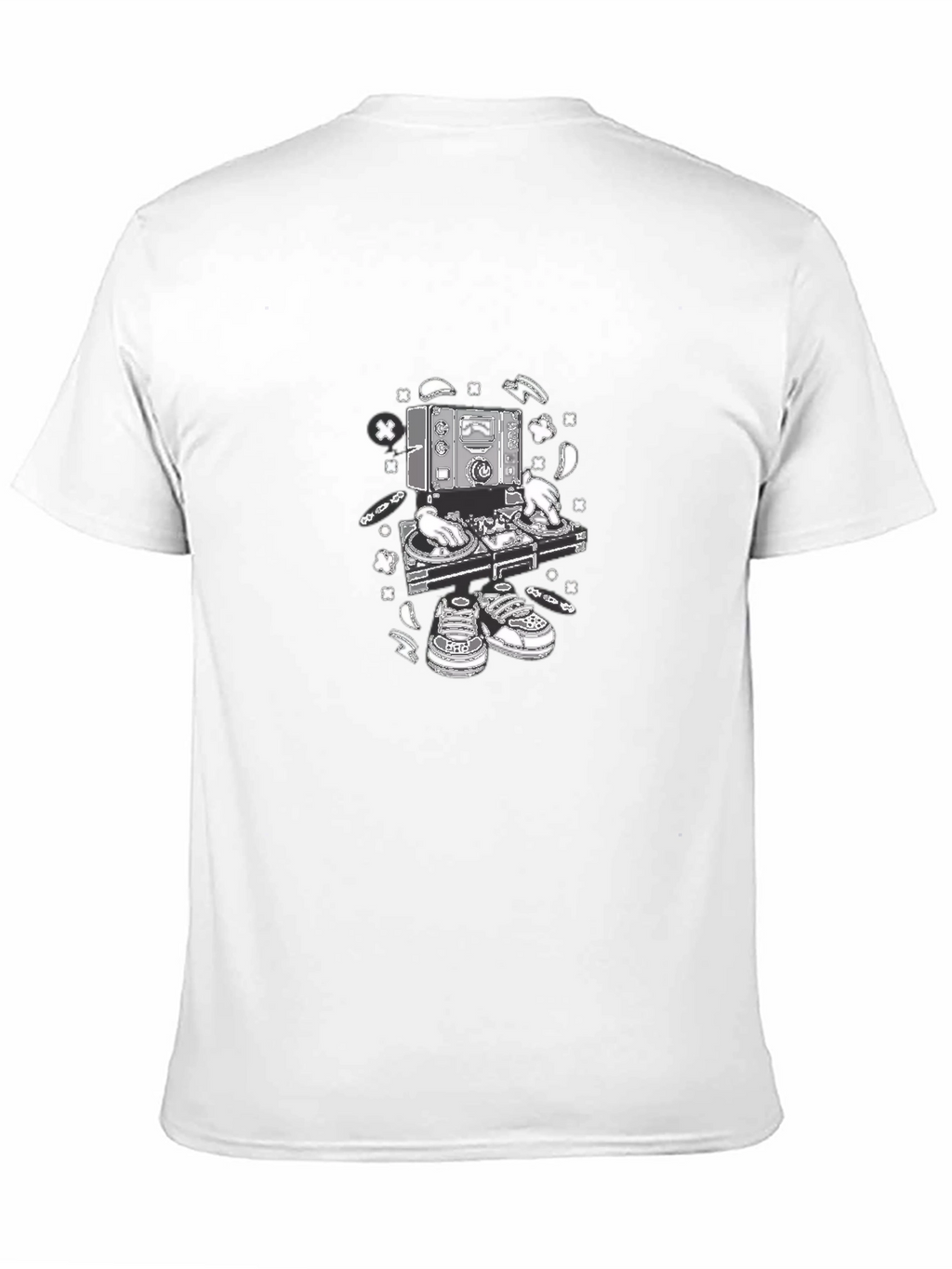 DJ Graphic T-Shirt - Black Music Lover Tee