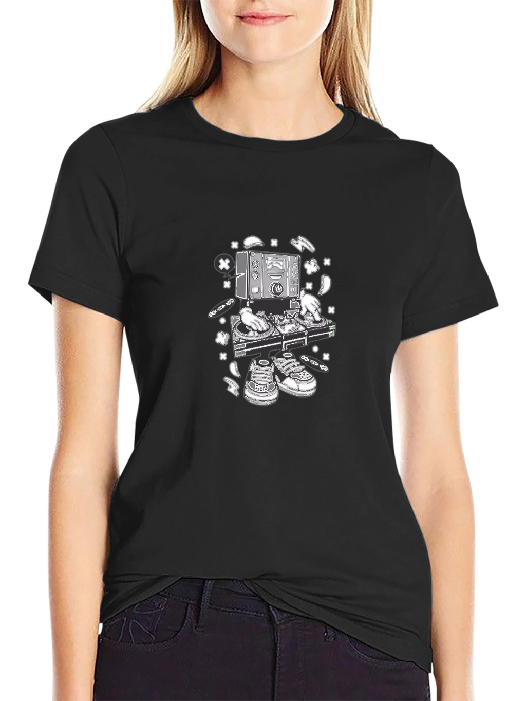 DJ Graphic T-Shirt - Black Music Lover Tee