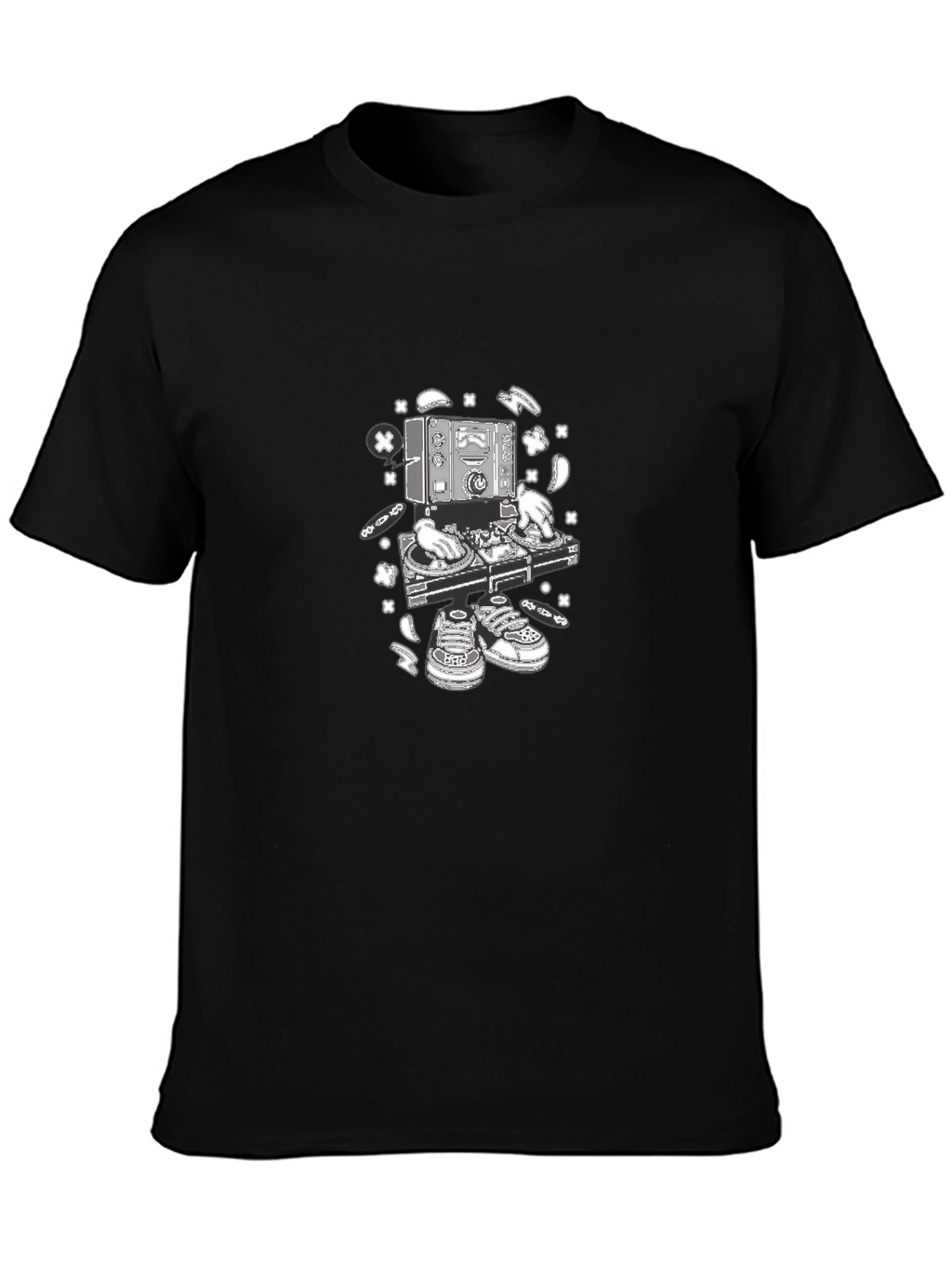 DJ Graphic T-Shirt - Black Music Lover Tee