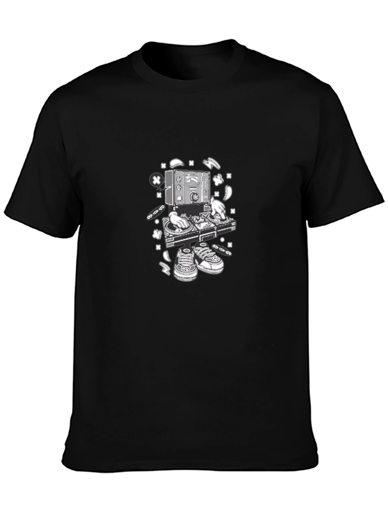 DJ Graphic T-Shirt - Black Music Lover Tee