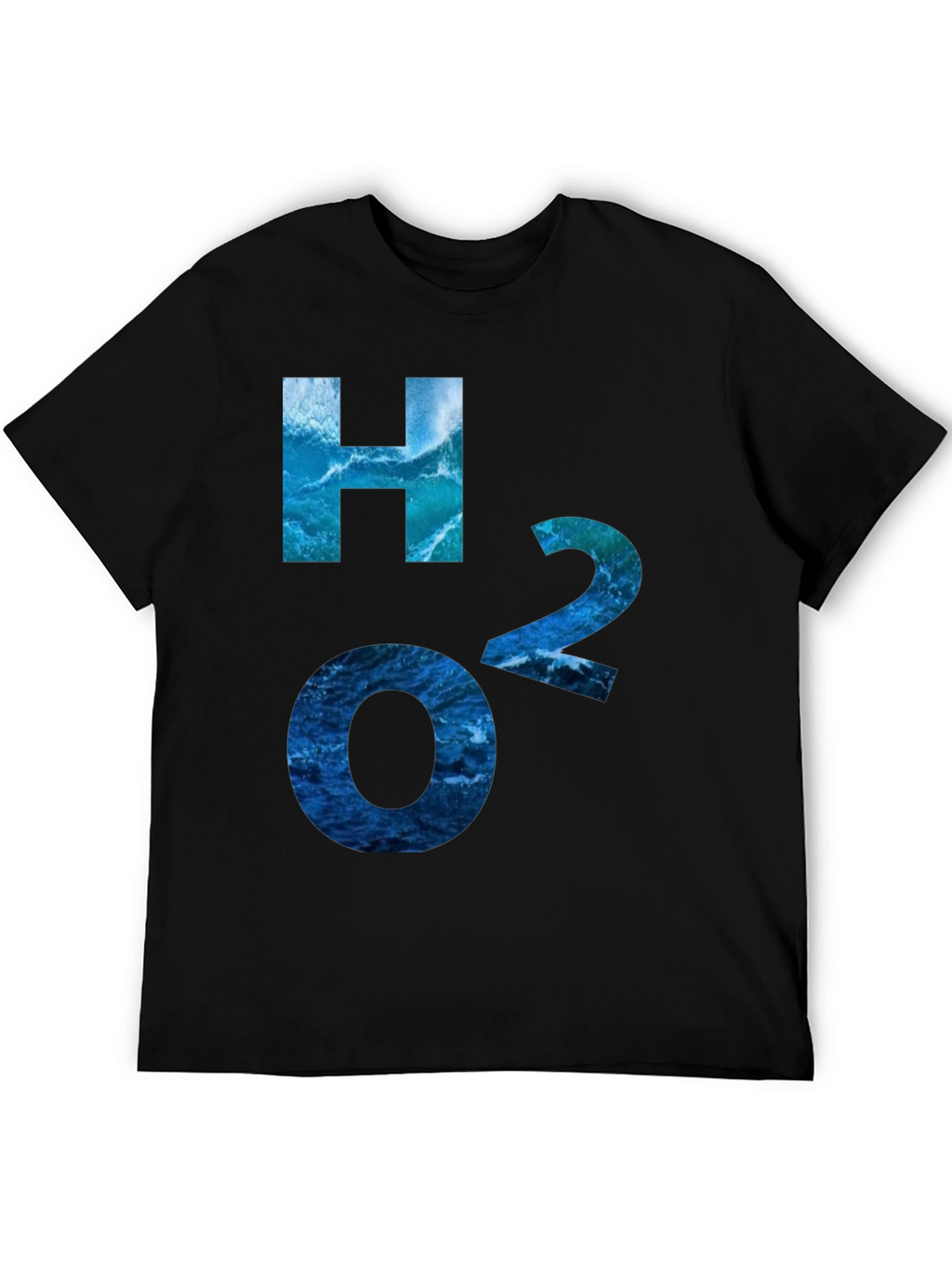 H2O Water Molecule Graphic Tee - Cool Science Shirt