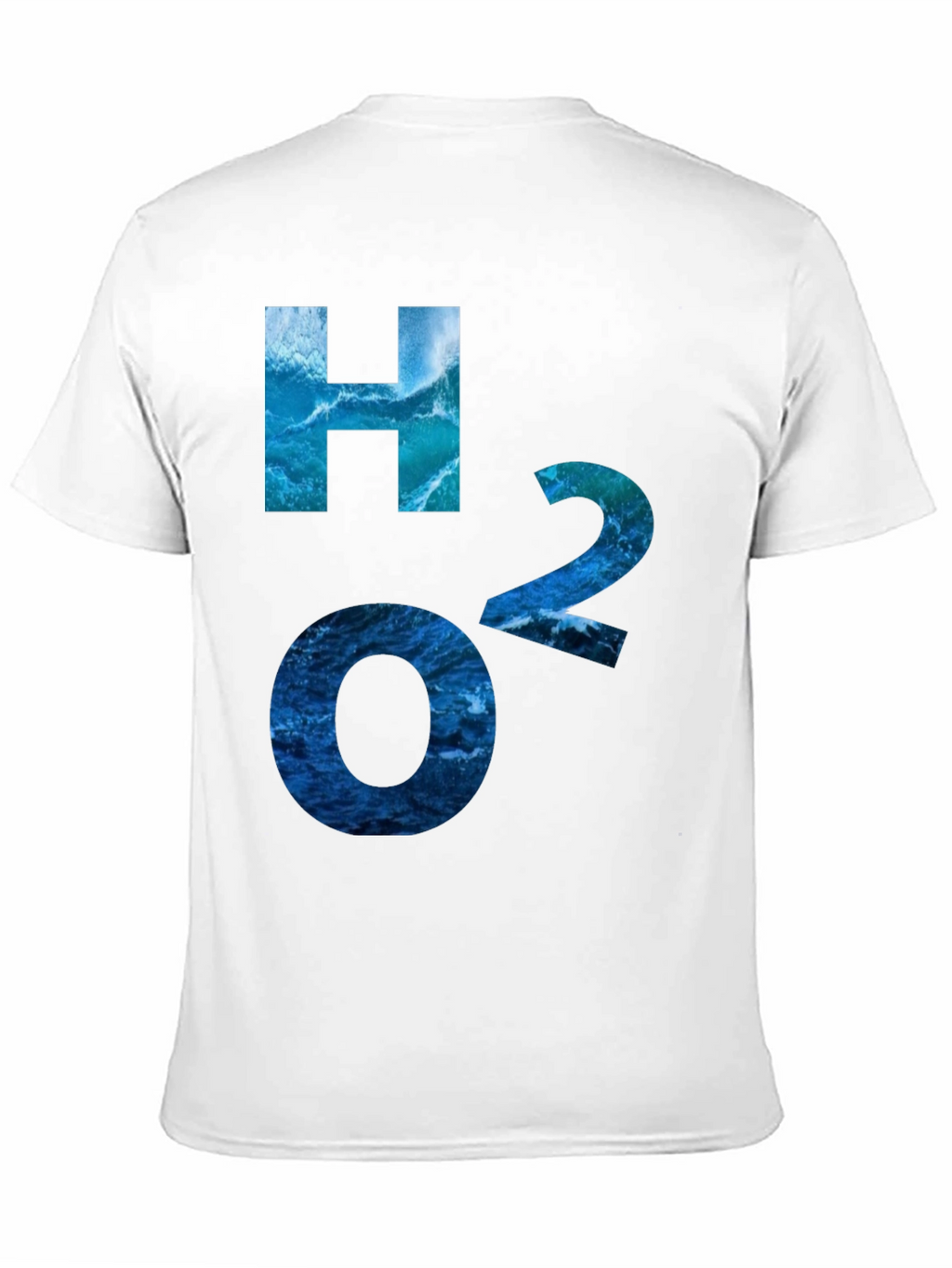 H2O Water Molecule Graphic Tee - Cool Science Shirt