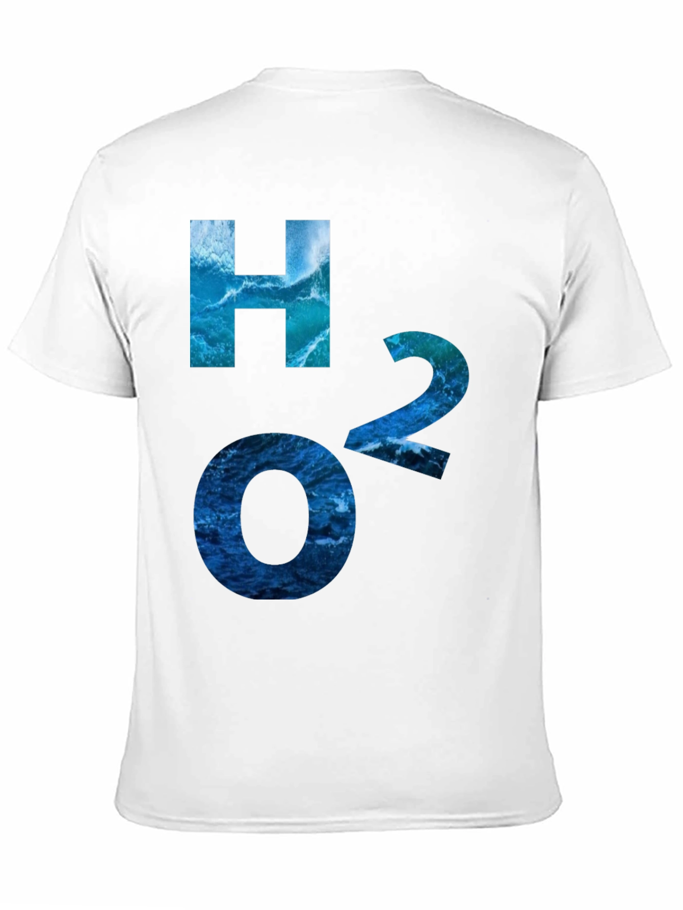 H2O Water Molecule Graphic Tee - Cool Science Shirt