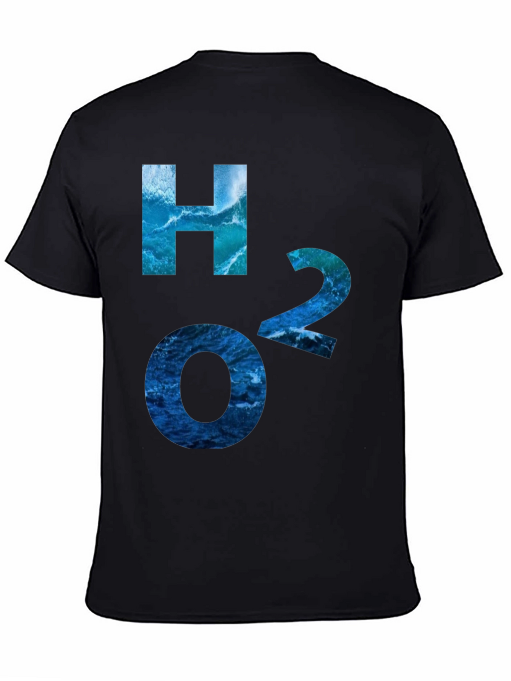 H2O Water Molecule Graphic Tee - Cool Science Shirt