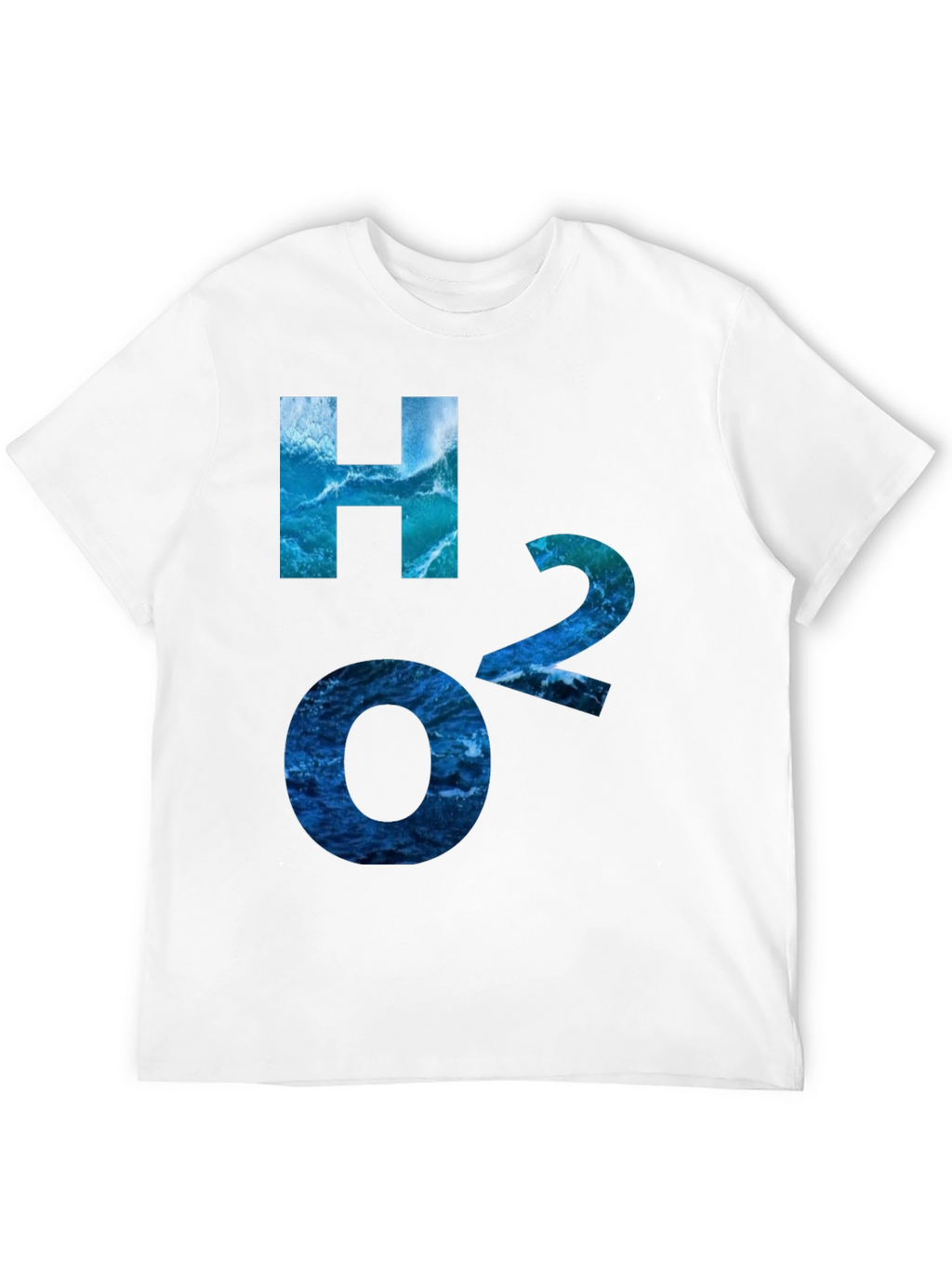 H2O Water Molecule Graphic Tee - Cool Science Shirt