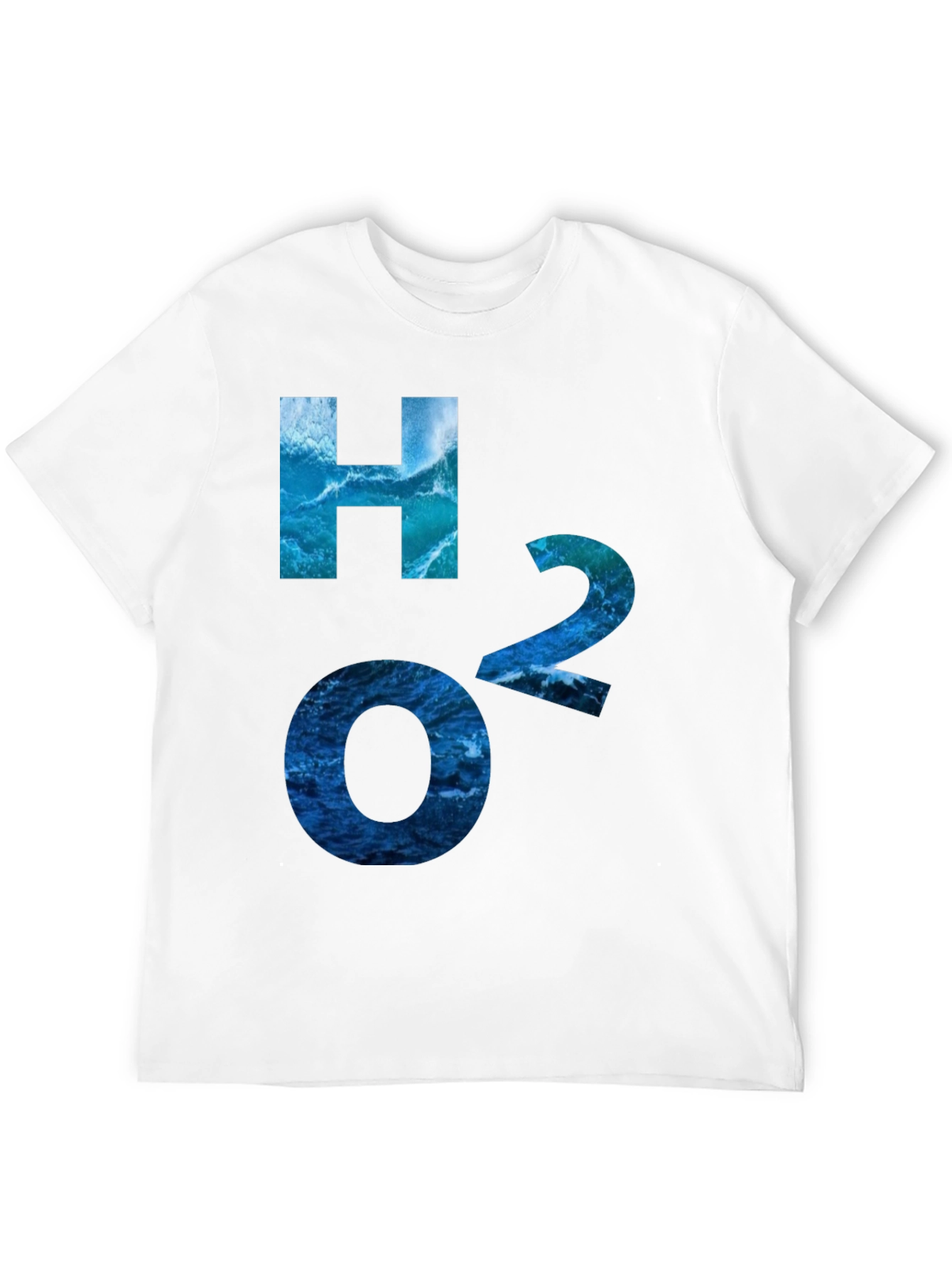 H2O Water Molecule Graphic Tee - Cool Science Shirt