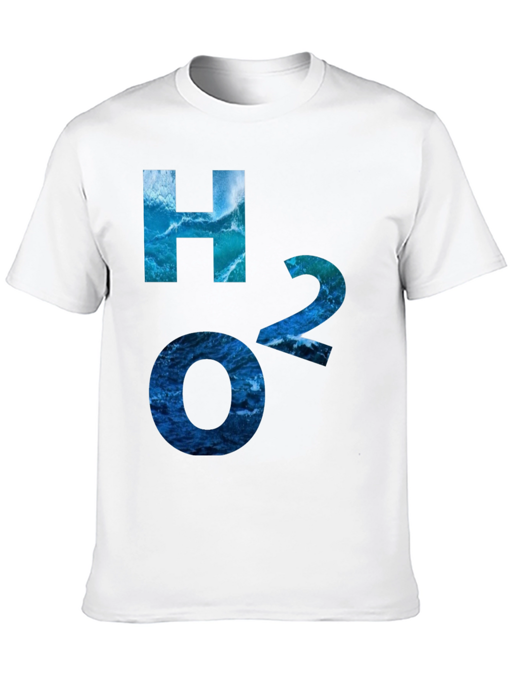 H2O Water Molecule Graphic Tee - Cool Science Shirt