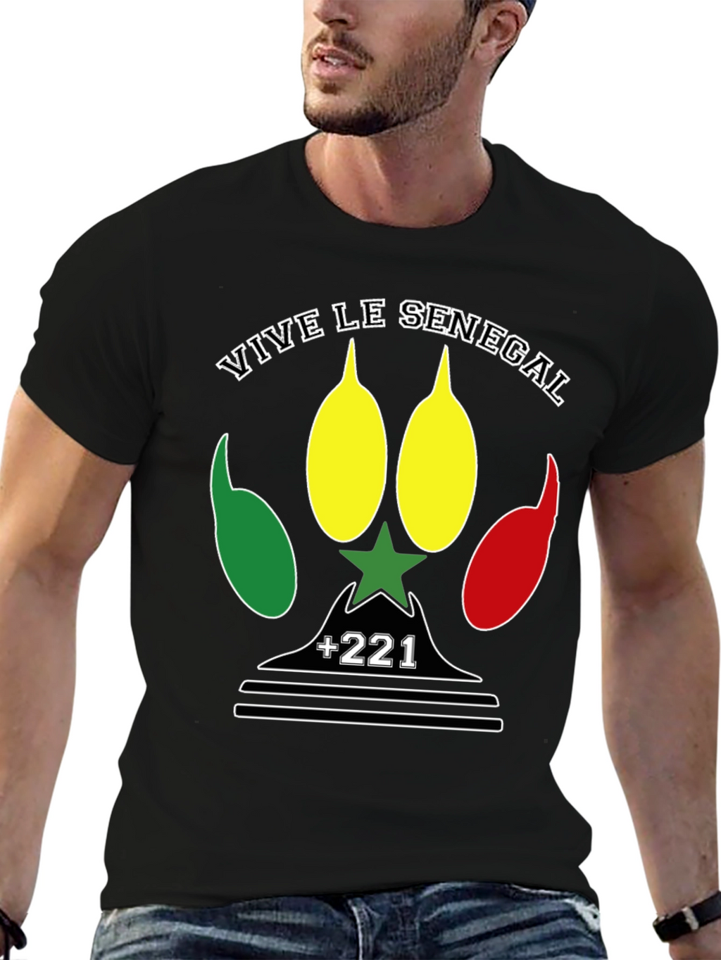 Vive Le Senegal Graphic Tee