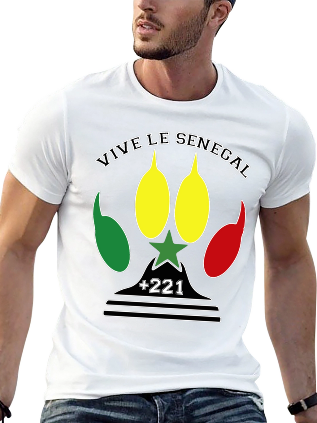 Vive Le Senegal Graphic Tee
